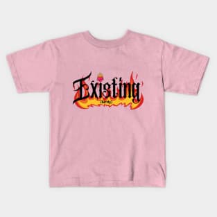 Barely Existing Kids T-Shirt